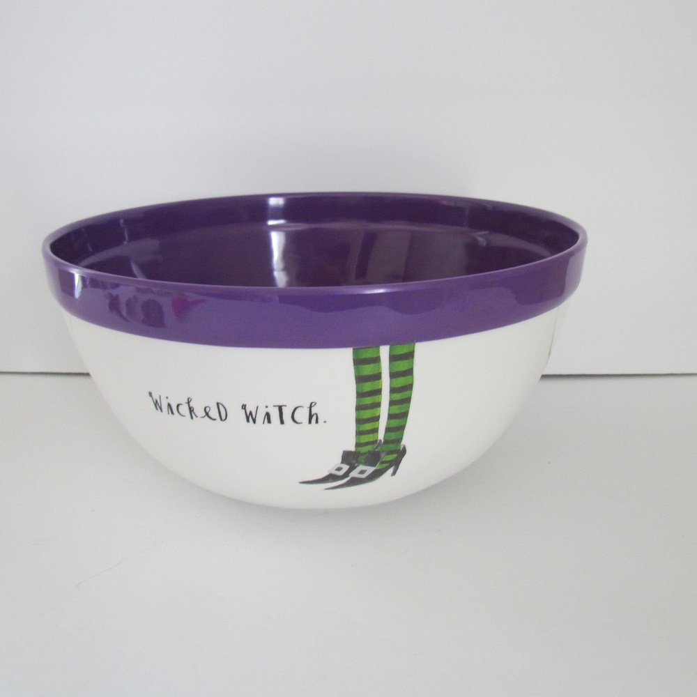 Rae Dunn HTF Melamine Wicked Witch Bowl - EUC